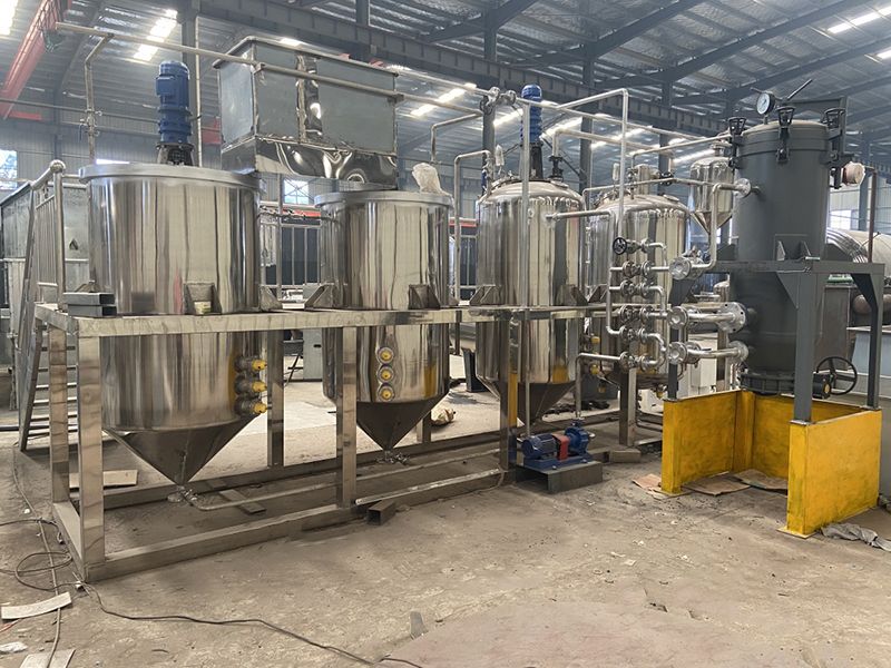 炉膛一体动物油熬练直烧锅